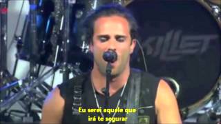 Skillet  Whispers In The Dark Legendado Ao vivo   Ótima Qualidade [upl. by Aoh]