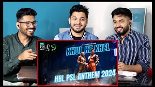 Indians react to PSL 2024 Anthem [upl. by Corabel]