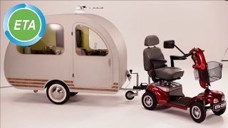 QTvan mobility scooter caravan [upl. by Kolivas]