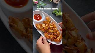 I Tried The Trending Petal Samosa Recipesamosa [upl. by Cardew]