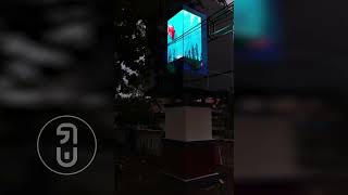 3D Anamorphic LED Screen amp Videotron  Videotron Universitan Tanjungpura [upl. by Ricarda]