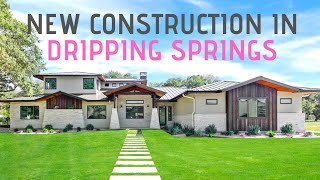 New Construction Dripping Springs  Caliterra  115M  3935SF  5 Bedroom  4 Bath [upl. by Ailero166]