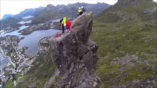 Jumping the horns on Svolværgeita [upl. by Ynnor972]