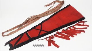 Making a pattern for an Ekofkv or historical Muscogee breechcloutbreech clothloincloth [upl. by Bunch]