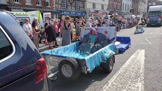 Ledbury Carnival 2019 Procession from the High Street Official [upl. by Urbanus654]