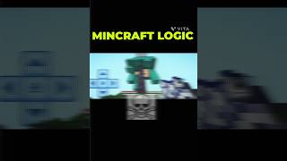 Mincraft logic what the hack 🍷impossible minecraft gaming subscribe tcjodgaming [upl. by Winshell134]