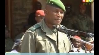 Dernier discours du Général Kèlèfa Diallo à la remise du drapeau aux militaires pour le Mali [upl. by Einhorn846]