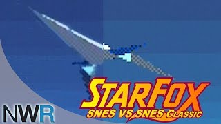 Star Fox SNES VS SNES Classic [upl. by Mosi]