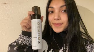 Reviewing XMONDO Wave Tech Foam on VERY straight hair [upl. by Lemyt]