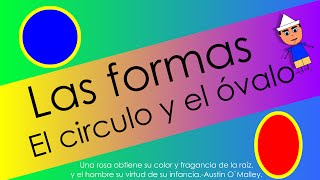 Las formas  El circulo y el ovalo [upl. by Yellehs]