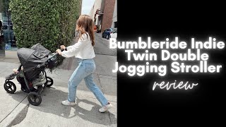 Bumbleride Indie Twin Jogging Stroller Review [upl. by Tarsuss]