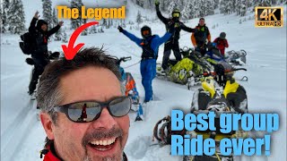 Snowmobiling Adventure Early Winter Wonderland with Beginners [upl. by Yekcaj46]