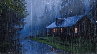 Gentle Night RAIN  Rain Sounds For Sleeping  Thunderstorm Sounds Meditation Relax ASMR [upl. by Auerbach338]