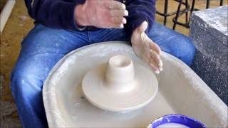 Old See new video Centring clay before throwing for beginners [upl. by Fia]