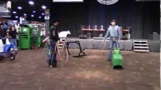 Smarty Roping Dummy Demo with Allen Bach amp Clay Tryan  NRS at the 2013 NFR [upl. by Baron891]