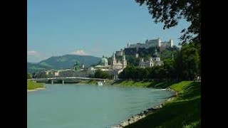 The Salzach River Salzburg [upl. by Akirdnahs]