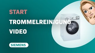 Wie starte ich Trommelreinigung mit Siemens iQ800 WM14Y7TT9 [upl. by Dihgirb]