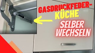 Gasdruckfeder vom Klappenbeschlag in der Küche selber wechseln [upl. by Lowndes743]