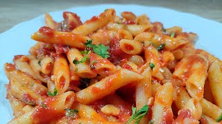 RICETTA FACILE e PICCANTE PASTA ALL ARRABBIATA in 5 Minutiquot [upl. by Anelegna]