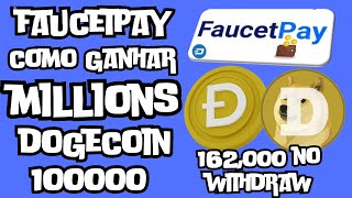 GANHE 300 DOGECOIN FAUCETPAY dogecoin [upl. by Octave]