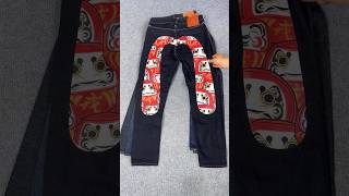 Evisu jeans evisu sustainablefashion thrifthaul thrifting evisuph [upl. by Ivie150]