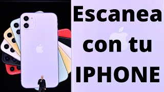 📲Cómo escanear desde una🖨 impresora HP a un IPHONE iOS📱ipad [upl. by Aneetsirk]