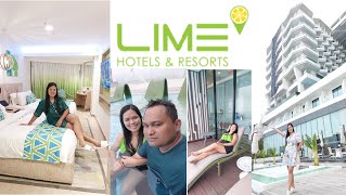 Lime Hotel Manila Staycation VlogRoom Tour with Buffet Breakfast Deluxe Twin Room [upl. by Yevreh]