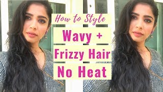 Control wavy frizzy hair  Easy routine [upl. by Rehpotsihc]