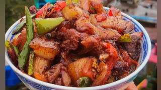 Spicy Chilli Pork youtube shorts youtubeshorts pork darjeeling easyrecipes [upl. by Jochebed101]