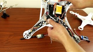 DJI Phantom 2  How to connect a FPV transmitter directly to your Phantom 2 [upl. by Cherrita]