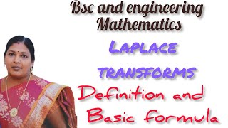 LAPLACE TRANSFORMBSC MATHEMATICSENGINEERING MATHEMATICSKS UG MATHS [upl. by Arleyne407]