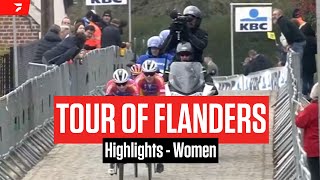 Highlights 2023 Tour Of Flanders  Elite Women [upl. by Wilcox]