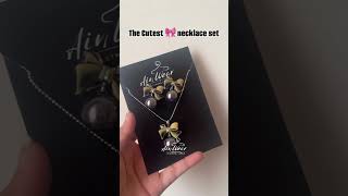 Cute Bow Pendant Set ✨💌  Small Business India  Ain Wear smallbusinessindia yourubeshorts [upl. by Aicil]