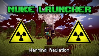 Create A Nuke Launcher in Minecraft Bedrock Command Tutorial [upl. by Lalla]