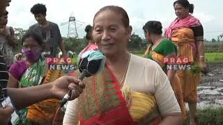 Minister Pramila Rani Brahma goes fishing [upl. by Disraeli]