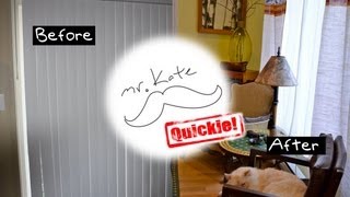 Mr Kate Quickie Goodbye Ugly Vertical Blinds DIY [upl. by Roberta869]