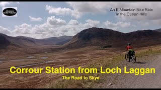 Corrour Station from Loch Laggan  On the Road to Skye  Another Scottish EMTB Adventure [upl. by Enwahs]