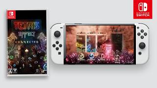 TETRIS EFFECT CONNECTED on the Nintendo Switch OLED Handheld [upl. by Nayarb]