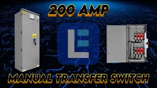 Manual Non Fused Transfer Switch  200A 600V Rated 3 Phase NEMA 3R [upl. by Kannan]