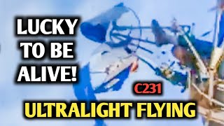 Pilot Survives Horrific StallSpin Ultralight Airplane Crash Lucky to be Alive C231 [upl. by Ettenel160]