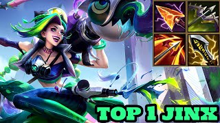 Wild Rift JINX  TOP 1 Battle Cat Jinx S13 Ranked Gameplay  Build [upl. by Leahcimrej]