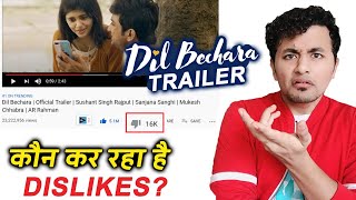 Dil Bechara Trailer  Why So Many DISLIKES On The Trailer  Sushant Singh Rajput [upl. by Ruby]