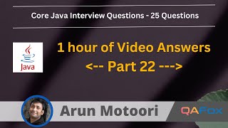 25 Java Interview Questions  Part 22 [upl. by Lindi498]