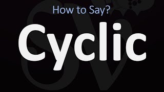 How to Pronounce Cyclic CORRECTLY [upl. by Nosnek967]