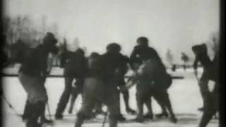 1898 Oldest Ice Hockey Film Footage [upl. by Ainniz]