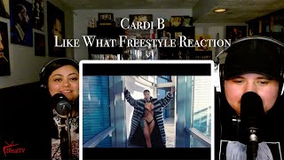 CARDI B LIKE WHAT FREESTYLE REACTION [upl. by Gauldin]