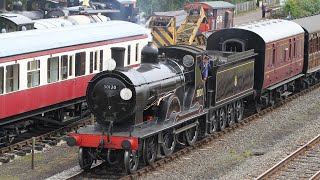 30120 T9 visiting the Steam Gala at Buckinghamshire Railway Centre Quainton Road Station 2017 [upl. by Annez950]