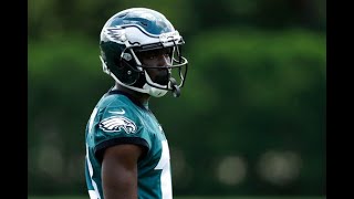 Nelson Agholor talks Philadelphia Eagles quarterback choice season opener [upl. by Tarr]