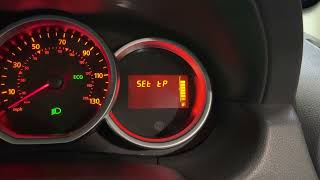 Dacia Duster TPMS Warning Light Reset Sandero and Stepway [upl. by Knick575]