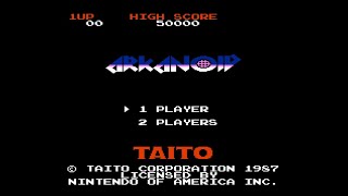 Arkanoid NES Full Gameplay  Walkthrough No Commentary [upl. by Aleina]